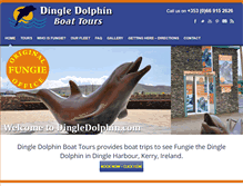 Tablet Screenshot of dingledolphin.com